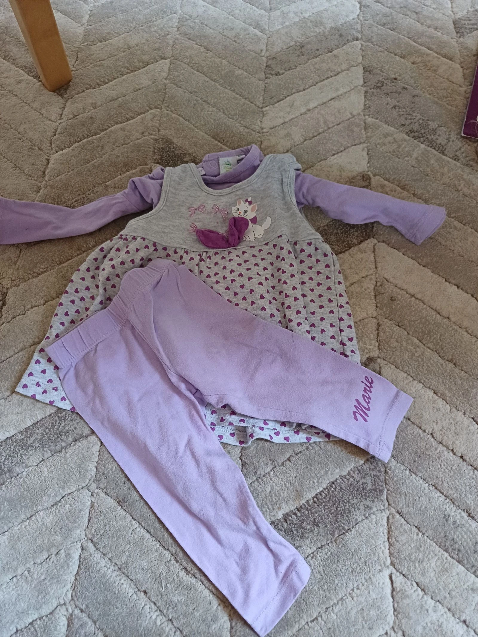 Ensemble fille violet 
